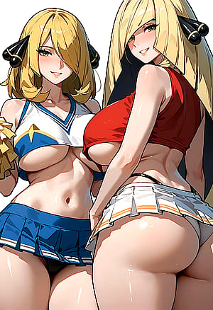 Cheerleader Cynthia & Lusamine'