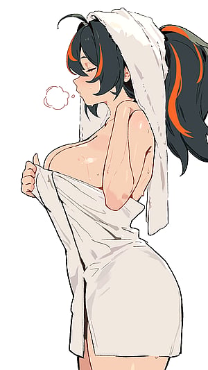 Zhu Yuan Steams It Up at the Onsen (By nexxlh)