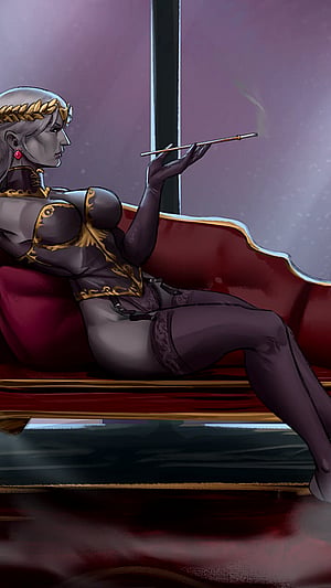 Voidborn noblewoman living her best life in outer space