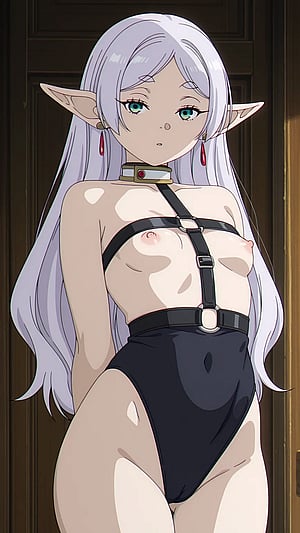 Frieren's Sleek Anime Silhouette Tease