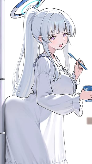 Noa's Toothbrush Tease