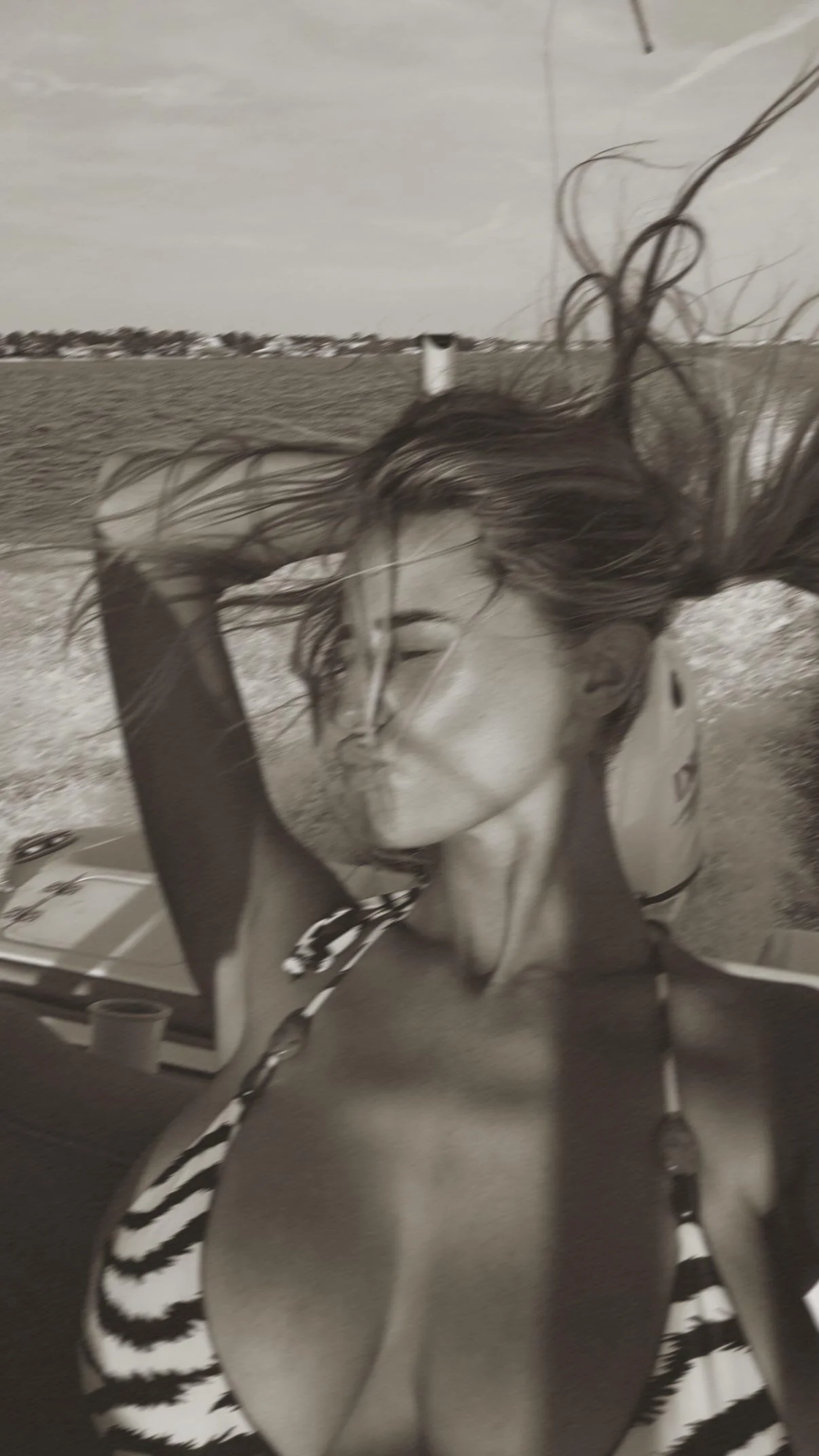 Madeline Hope Gets Breezy on a Windy Day picture 1 of 1