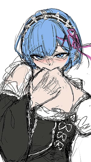 Rem from Re:Zero serving major bedroom vibes and we're here for it