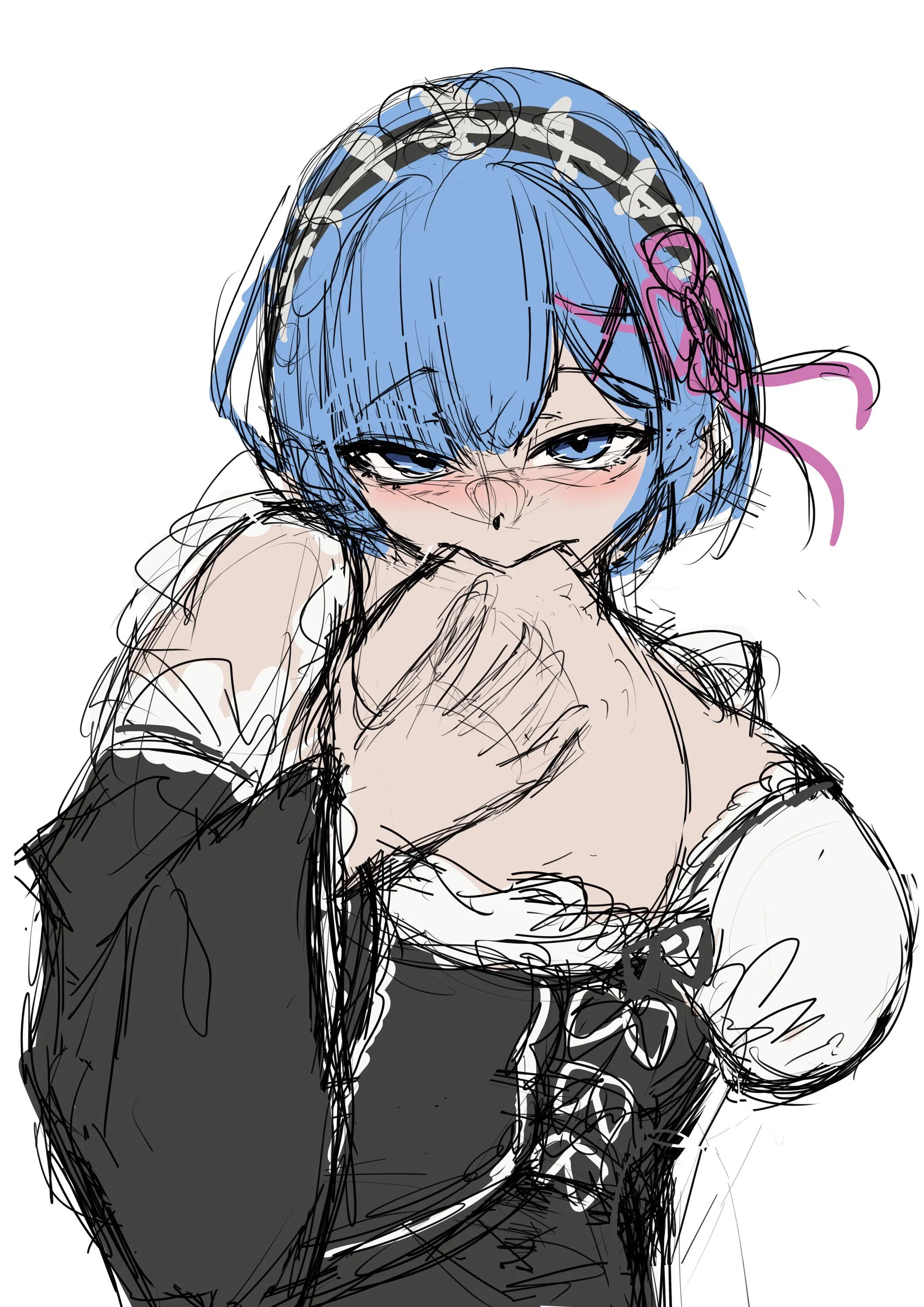 Rem from Re:Zero serving major bedroom vibes and we're here for it picture 1 of 1