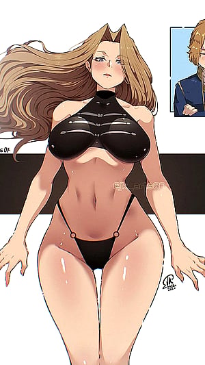 Methode in a Curve-Hugging Bikini by JK_Arts (Frieren Edition)