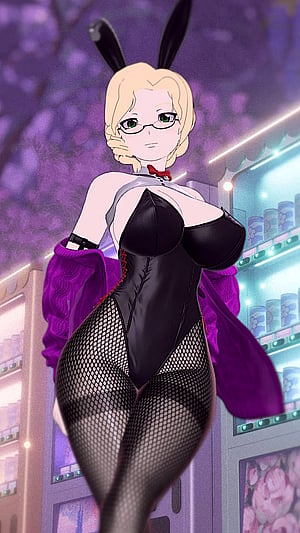 Glynda Goodwitch Bunnygirl Glow Up