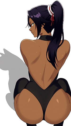 Yoruichi's Back View Is a Total Vibe [Bleach]