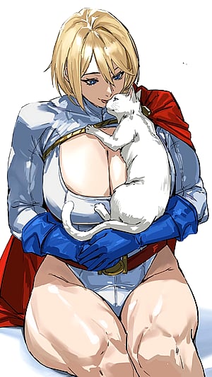 Power Girl 2D Tease Will Melt Your Screen