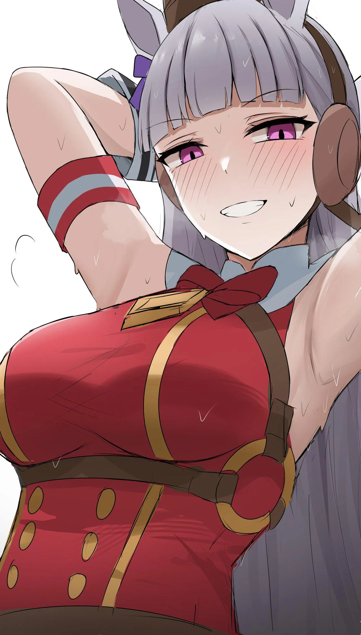 Gold Ship Getting Sweaty During Training picture 1 of 1