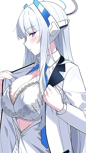 Noa from Blue Archive Bringing the Heat