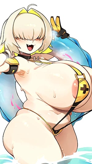 Swimwear So Stretched It's Basically Begging