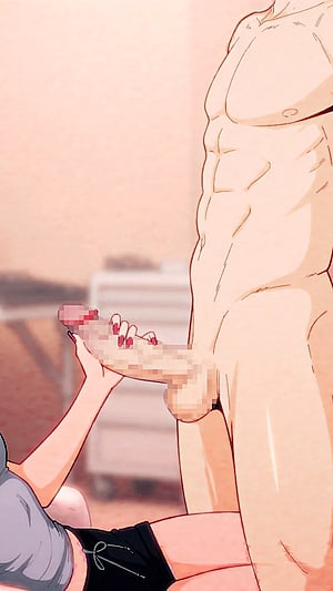 Handjob for Gojo
